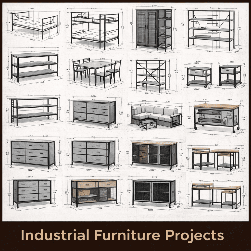 Industrial Furniture Blueprints